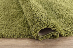 Modern Extra Large Small Soft 5Cm Shaggy Non Slip Bedroom Living Room Carpet Runner Area Rug - Green 80 X 150 Cm - thumbnail 4