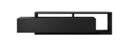 Arte Bota 40 Tv Cabinet In Black Matt - W2190mm H520mm D450mm, Sleek And Spacious - thumbnail 4