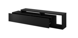 Arte Bota 40 Tv Cabinet In Black Matt - W2190mm H520mm D450mm, Sleek And Spacious - thumbnail 2