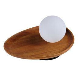 Osram Decor Acacia Nest Table Lamp G9 Brown Natural Style Bedside Light - thumbnail 2