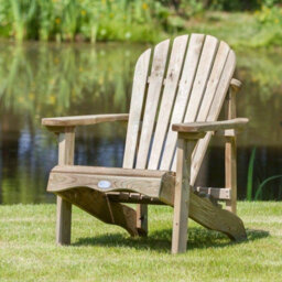 Lily Wooden Relax Seat Garden Chair Sun Lounger By Zest Outdoor Living - thumbnail 1
