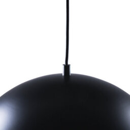 Beliani 1-Light Globe Pendant Black With Gold Accent, 35Cm Dia - Adjustable Drop - thumbnail 3