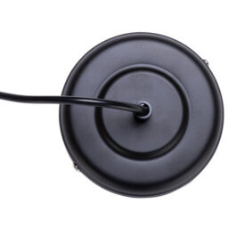 Beliani 1-Light Globe Pendant Black With Gold Accent, 35Cm Dia - Adjustable Drop - thumbnail 5