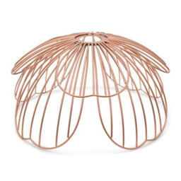 Valuelights Pink Metal Flower Easy Fit Ceiling Light Shade (D)31.5Cm