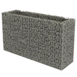 Berkfield Gabion Raised Bed Galvanised Steel 180X50X100 Cm - thumbnail 2