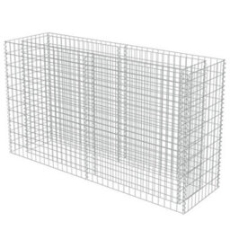 Berkfield Gabion Raised Bed Galvanised Steel 180X50X100 Cm - thumbnail 3