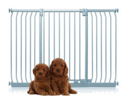Bettacare Extra Tall Elite Dog Gate, 143Cm - 152Cm, Matt Grey, Extra Tall 96.8Cm In Height, Pressure Fit Pet Gate - thumbnail 1