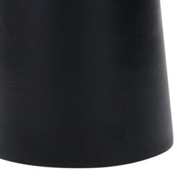 Beliani Black Gold 36Cm Round Metal Side Table - Sculptural Geometric End Table - thumbnail 5
