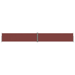 Berkfield Retractable Side Awning Brown 160X1200 Cm - thumbnail 2