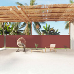Berkfield Retractable Side Awning Brown 160X1200 Cm