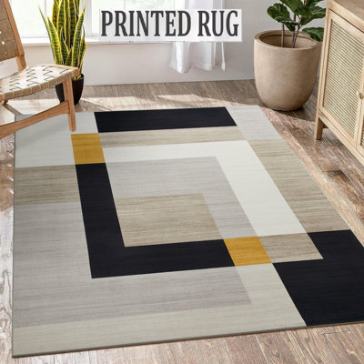 Ameha Super Soft Milo Printed Rug Non Slip Large Area 160X230 Cm Living Room Kitchen Carpet Indoor/outdoor Floor Mat - image 1