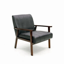 Armchair Stylish Living Room Accent Chair Wood Frame Armchair - thumbnail 1