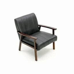 Armchair Stylish Living Room Accent Chair Wood Frame Armchair - thumbnail 3