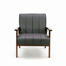 Armchair Stylish Living Room Accent Chair Wood Frame Armchair - thumbnail 6