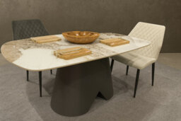 Vernazza Ceramic Dining Table White Guild