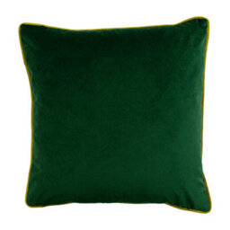 Furn. Forest Fauna Embroidered Woodland Stag Velvet Polyester Filled Cushion - thumbnail 2