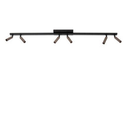 Lucide Keoni 4 Light Ceiling Spotlight Bar Coffee - thumbnail 3