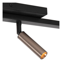 Lucide Keoni 4 Light Ceiling Spotlight Bar Coffee - thumbnail 4