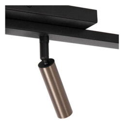 Lucide Keoni 4 Light Ceiling Spotlight Bar Coffee - thumbnail 5