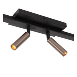 Lucide Keoni 4 Light Ceiling Spotlight Bar Coffee - thumbnail 6