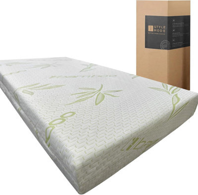 "istyle mode 1"" Bamboo Memory Foam Mattress Topper For Double Bed (135Cm X 190Cm + 2.5Cm)" - image 1