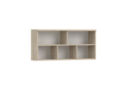 Arte Warm Oak Sonoma Wall Shelf H500mm W1100mm D230mm - Natural Elegance For Cosy Interiors - thumbnail 2