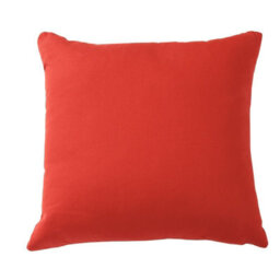 2 X Terracotta Summer Scatter Cushions - Square Filled Pillows For Home Garden Sofa, Chair, Bench, Seating Furniture - 43 X 43Cm