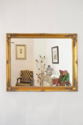 Mirroroutlet Hamilton Vintage Gold Antique Design Wall Mirror 116 X 90Cm - thumbnail 3