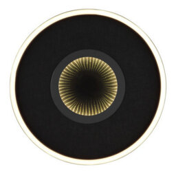 Luminosa Lighting Luminosa Emory Integrated Led Semi Flush Ceiling Light Matt Black Led 3000K - thumbnail 3