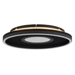 Luminosa Lighting Luminosa Emory Integrated Led Semi Flush Ceiling Light Matt Black Led 3000K - thumbnail 5