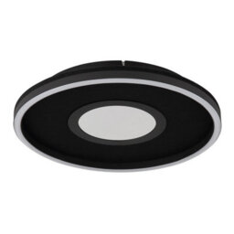 Luminosa Lighting Luminosa Emory Integrated Led Semi Flush Ceiling Light Matt Black Led 3000K - thumbnail 2