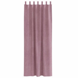 Berkfield Modern Blackout Curtains With Hanging Loops 2 Pcs Dark Pink Velvet - thumbnail 5