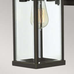 Luminosa Lighting Elstead Manhattan 1 Light Outdoor Medium Wall Lantern Light Oil Rubbed Bronze Ip44, E27 - thumbnail 4