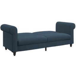 Dorel Felix 3 Seaters Sofabed In Corduroy Blue - thumbnail 4