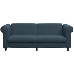Dorel Felix 3 Seaters Sofabed In Corduroy Blue - thumbnail 2