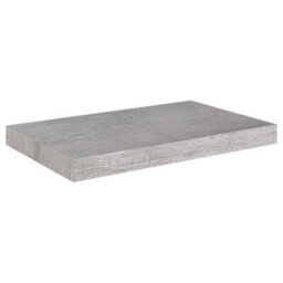 Berkfield Floating Wall Shelves 4 Pcs Concrete Grey 50X23X3.8 Cm Mdf - thumbnail 4