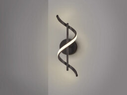 Luminosa Lighting Luminosa Boa Integrated Led Wall Lamp Black 3000K - Uk Stock - thumbnail 4