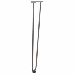 Berkfield Hairpin Legs For Console Tables For Console Table 4 Pcs Natural Steel 72 Cm Solid Steel - thumbnail 6
