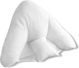 Lancashire Textiles Orthopedic Batwing Shaped Hollow Fiber Filling, Neck & Back Support Pillow For Help With Cushioning And Sittin - thumbnail 1