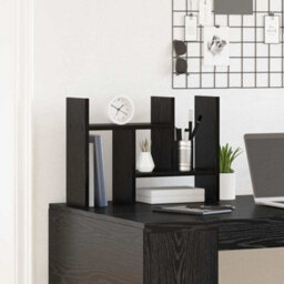 Walplus Desk Organiser Black Oak 34.5 X 15.5 X 35.5 Cm Engineered Wood - thumbnail 4