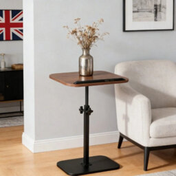 Height Adjustable Side Table For Sofa