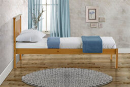 Save On Goods UK 3Ft Single Antique Pine Wood Bed Frame.wooden Shaker Style,low Footend Bedstead - thumbnail 3