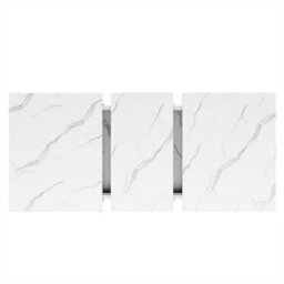 Abrihome Extendable Dining Table With Cross Legs (118-157X75Cm), Minimalist Design - thumbnail 7