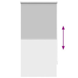 Walplus Grey Blackout Roller Blind 60 X 120 Cm - Complete Light Blocking Window Shade With Fittings - thumbnail 9