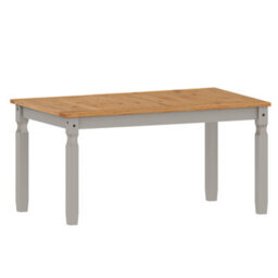 "Mercers Furniture Corona Grey Wax 5'0"" Dining Table & 4 Chairs Solid Pine Dining Set With Mexican Styling" - thumbnail 3