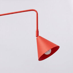 Sollux Lighting Nox Steel Red 1 Lights Modern Wall Lamps - thumbnail 5