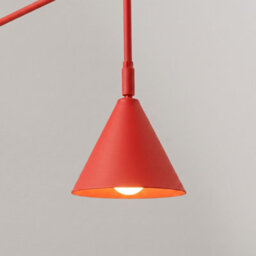 Sollux Lighting Nox Steel Red 1 Lights Modern Wall Lamps - thumbnail 4