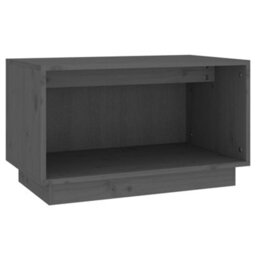 Walplus Tv Cabinet Grey 60X35X35 Cm Solid Wood Pine - thumbnail 2