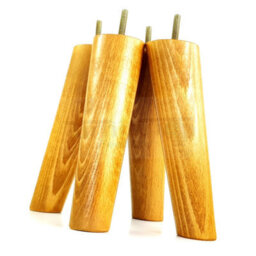 L&F Wood Legs Oak Washed 180mm High Set Of 4 Replacement Angled Furniture Legs Set Of 4 Sofas Chairs Stools M8 - thumbnail 6