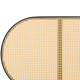 Beliani Bed Pe Rattan Boulin 160 X 200 Cm (Eu King Size) Black - thumbnail 7